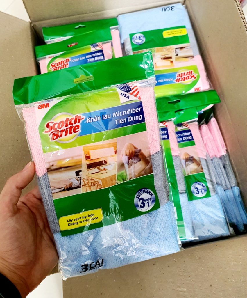 khăn scotch brite microfiber