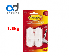 Command-Móc treo kiểu kim loại 1,3kg vỉ 2c